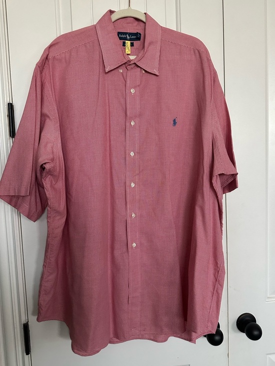 Ralph Lauren Other - Ralph Lauren Men’s Short-Sleeve Button-Up Shirt - Red